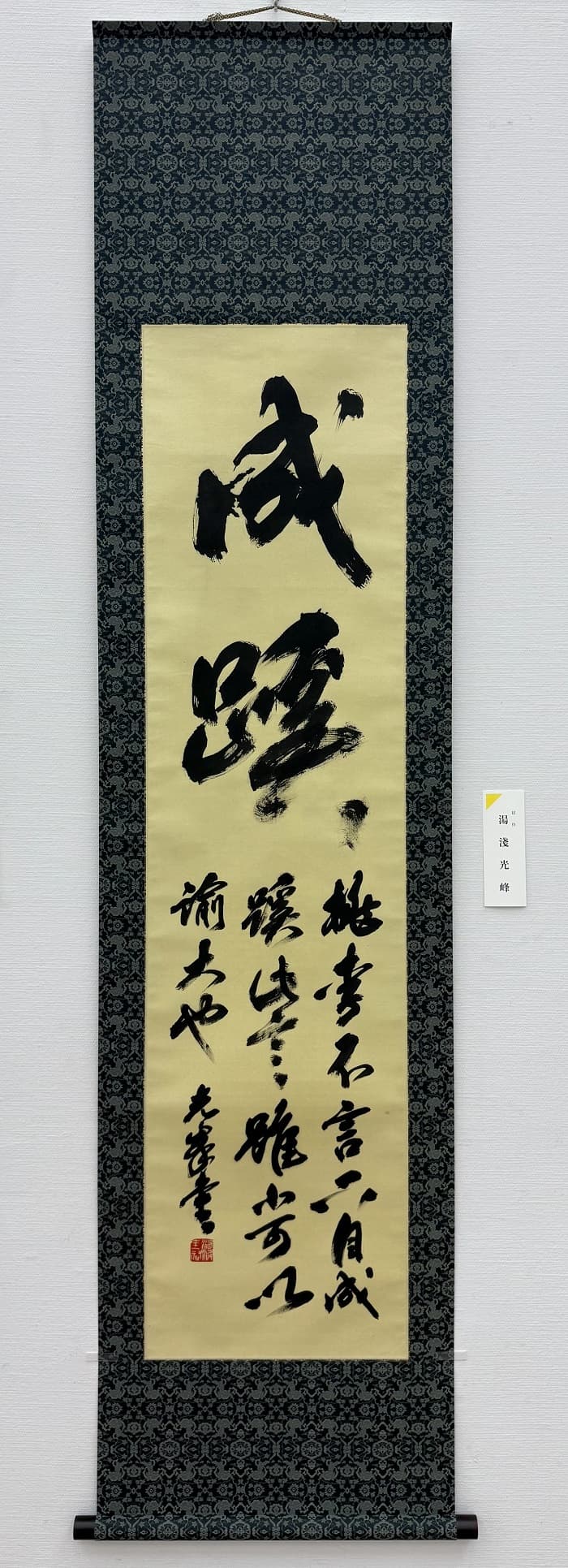 第五十三回 日本の書展 東京展（2025年）湯淺の出品作品「成蹊」